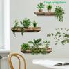 Removable DIY Wall Art Creative Wall Stickers Potted Plant Decals Self-adhesive Wall Mural Home Decoration Accessories