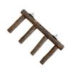 Bird Perch Ladder Wood Stand Cage Toy for Nail Grinding, Chewing for Parakeets
