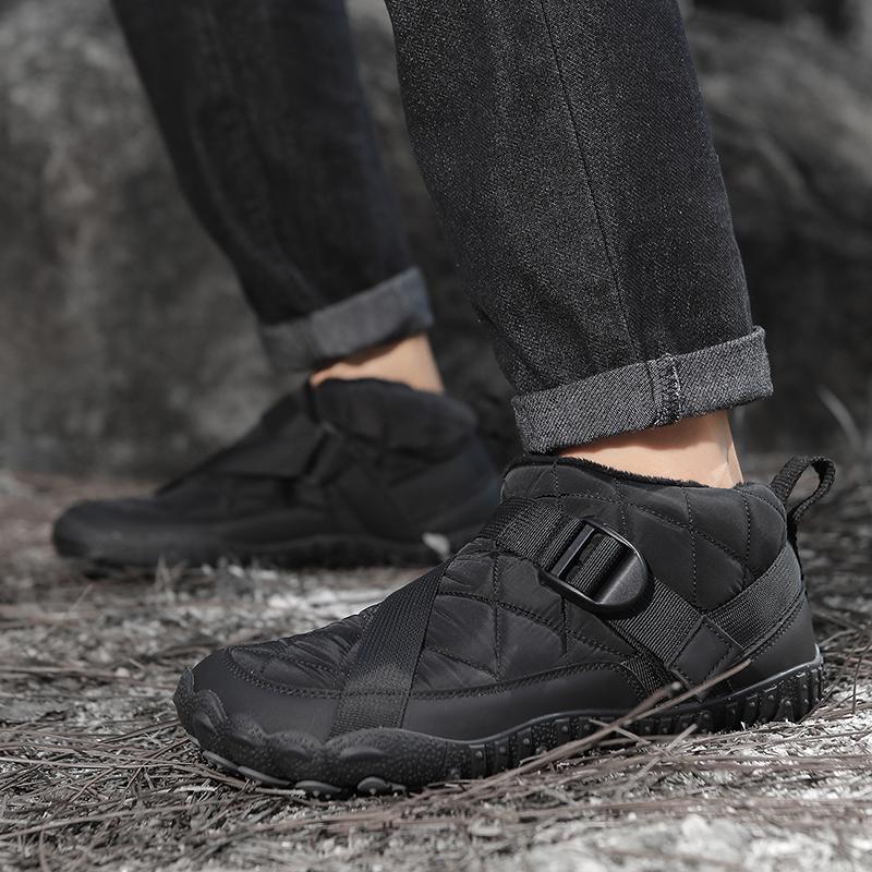 Neue modische warme Schneestiefel Outdoor-Wanderstiefel und Baumwollschuhe für Männer und Frauen im Winter Schuhe Zapatillas Para Hombre