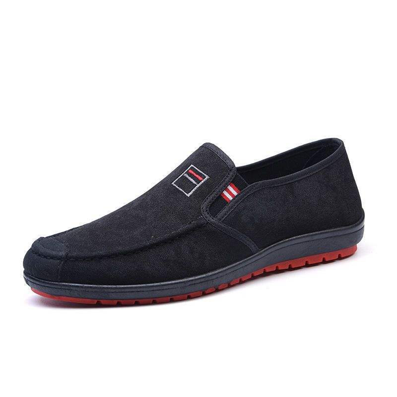 Board shoes spring breathable non-slip beef tendon sole cloth shoes lightweight middle-aged and elderly single shoes 39