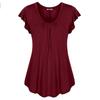 Casual Womens Summer Dress With Pleated Skirt And Ruffle Sleeves For Spring Fashion