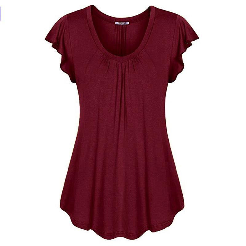 Casual Womens Summer Dress With Pleated Skirt And Ruffle Sleeves For Spring Fashion