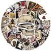 10/30/50pcs Gothic Vintage Skull Witch Stickers Dark Aesthetic Graffiti Decals for Skateboard Phone Laptop Car Cool Sticker Pack