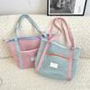 44 beach play mesh hollow storage bag large capacity shoulder bag outdoor portable beach bag