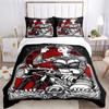 Rockabilly Hip Hop Music Duvet Cover Set with Pillowcase All Season Home Textile Twin Full Queen King Size