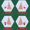 Night Light Mini Christmas Tree Nightlight with Santa Claus Figurine