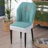 Armour Curved Chair Cover for Four Seasons Universal Household Dining Chair Full-inclusive Deep Curved Stool Cover for High Elasticity