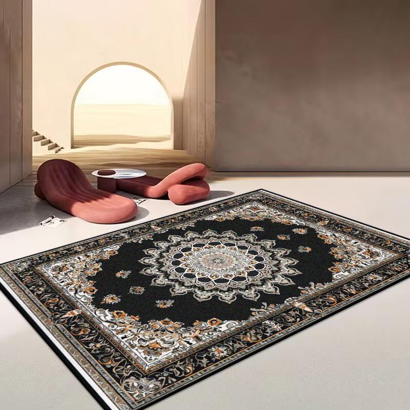 Vintage Persian Carpet for Living Room Decoration Rugs Large Area Bedroom Washable Rug Non-slip Sofa Coffee Table Mat 200x300cm