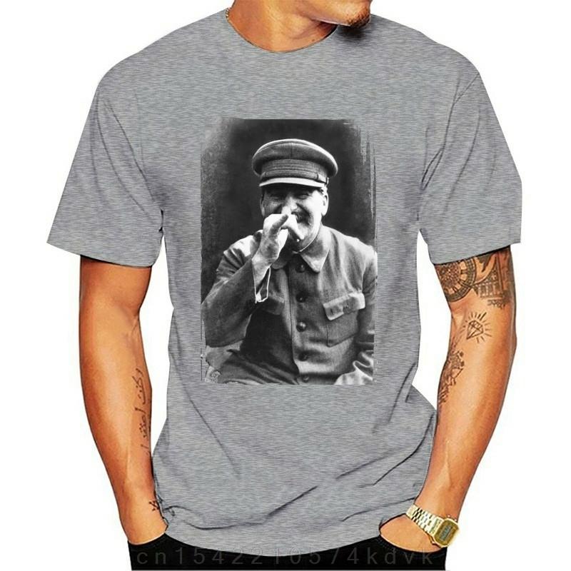 Stalin Jokes TShirt Schwarz RussiaJosef UDSSRKultDDRLeninRevolution Unisex High Quality Custom Printed Tops Hipster Tees