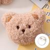 Cute Soft Cute Bear Pin Cartoon Plush Sweet Student Girl Children Uniform Lapel Clothes Hat Brooch Bag Pendant