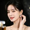 Elegant S925 Silver Earrings with 4A Cubic Zirconia: Luxury Flower Drops for Women