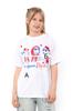 Girls Teen Oversized T-Shirt with Bonjour Madam Print, Summer 6414-001-33-2-2 HC