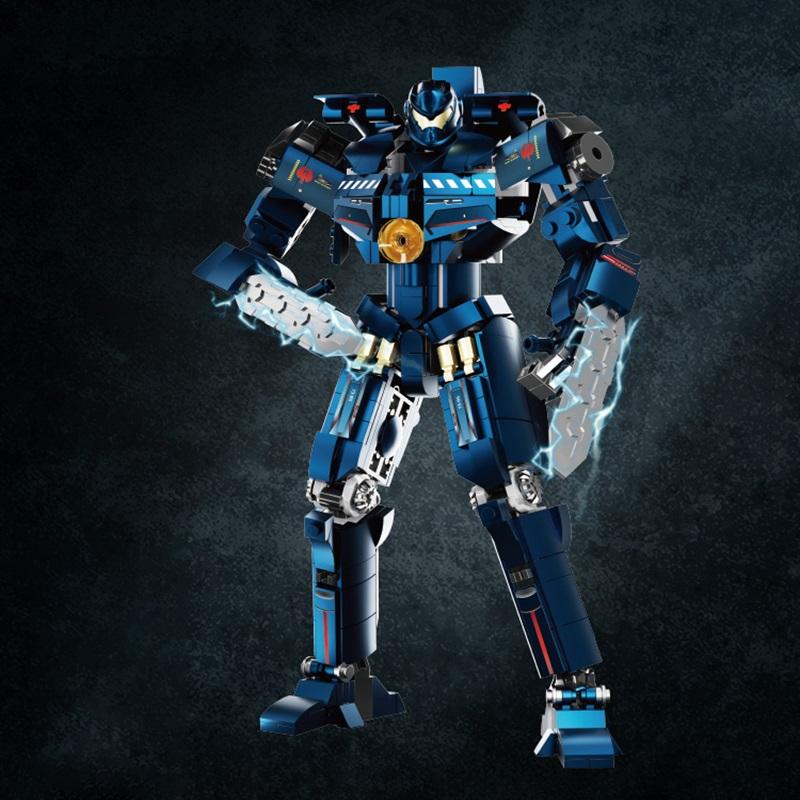 Urban Modern Mech Series Dangerous Wanderer Saber Athena Transforming Mech Robot Display Adult And Children Building Blocks