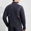 Fila Golf Series Solid Color Stand Collar Elite Knitted Jacket Men Jackets Navy-Blue A11M415502F-NV
