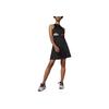 Adidas X Rui Zhou Collaboration FW23 Solid Color Waist-Defining Hollow Design Sports Sleeveless Dress Women Dresses Black IU0168