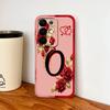 For Realme C85 Pro Phone Cover Flowers Name Letters Soft Liquid Silicone Full Protection Case For Realme C 85 Shockproof Housing