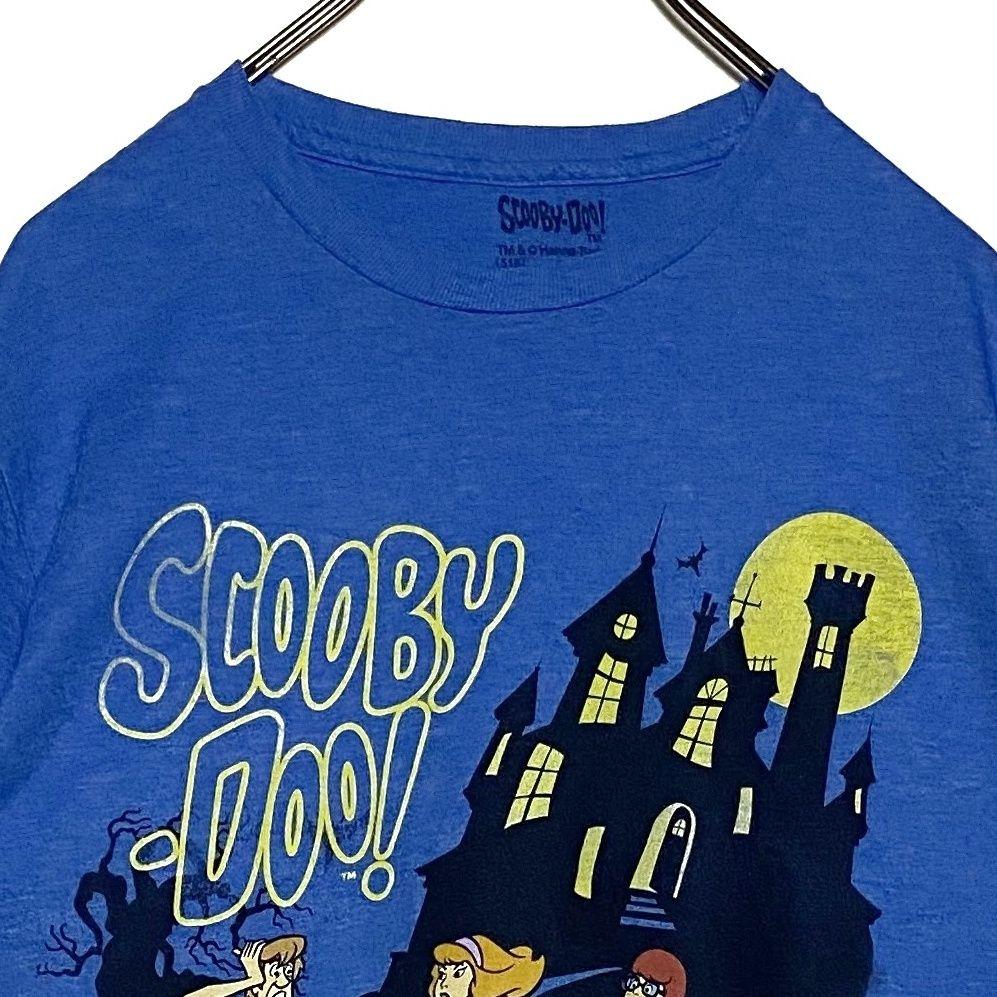 [USED] Vintage USA Anime T-Shirt Scooby-Doo Blue L Print T-Shirt