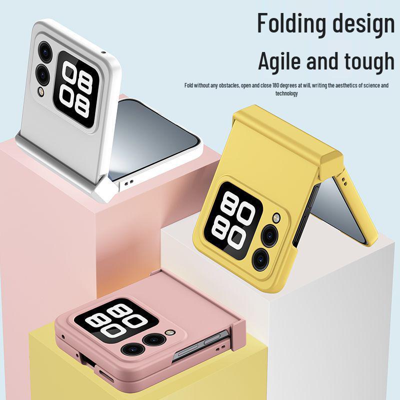 Huawei Nova Flip: Foldable, Skin-Feel, Three-Section Full-Coverage, Drop-Proof Protective Case