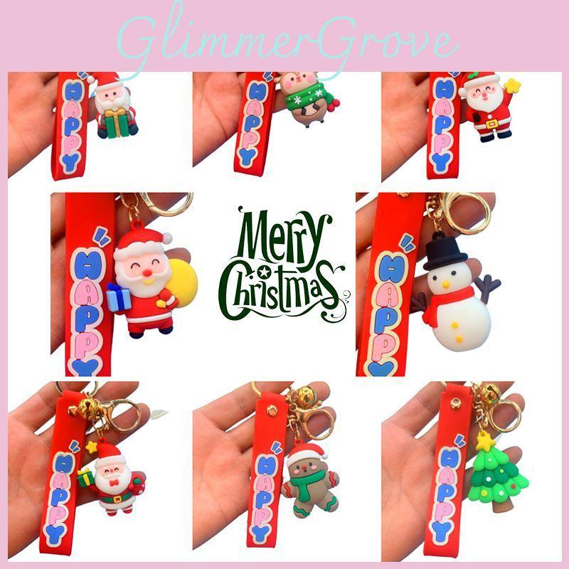 Lovely Christmas Tree Key Ring Bag Pendant Doll For Kids Gifts