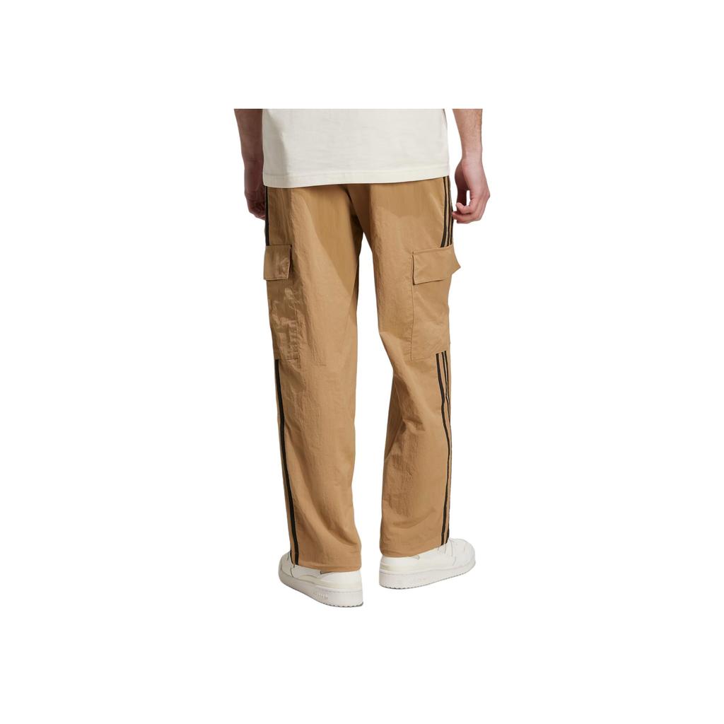 adidas Originals Striped Loose Fit Cargo Pants Men Bottoms Light-Brown JY1392