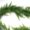 Artificial Simulation of Two-color Pine, Cypress and Vine Christmas Home Window Green Plant Decoration, Pine Needle and Vine Wall Hanging