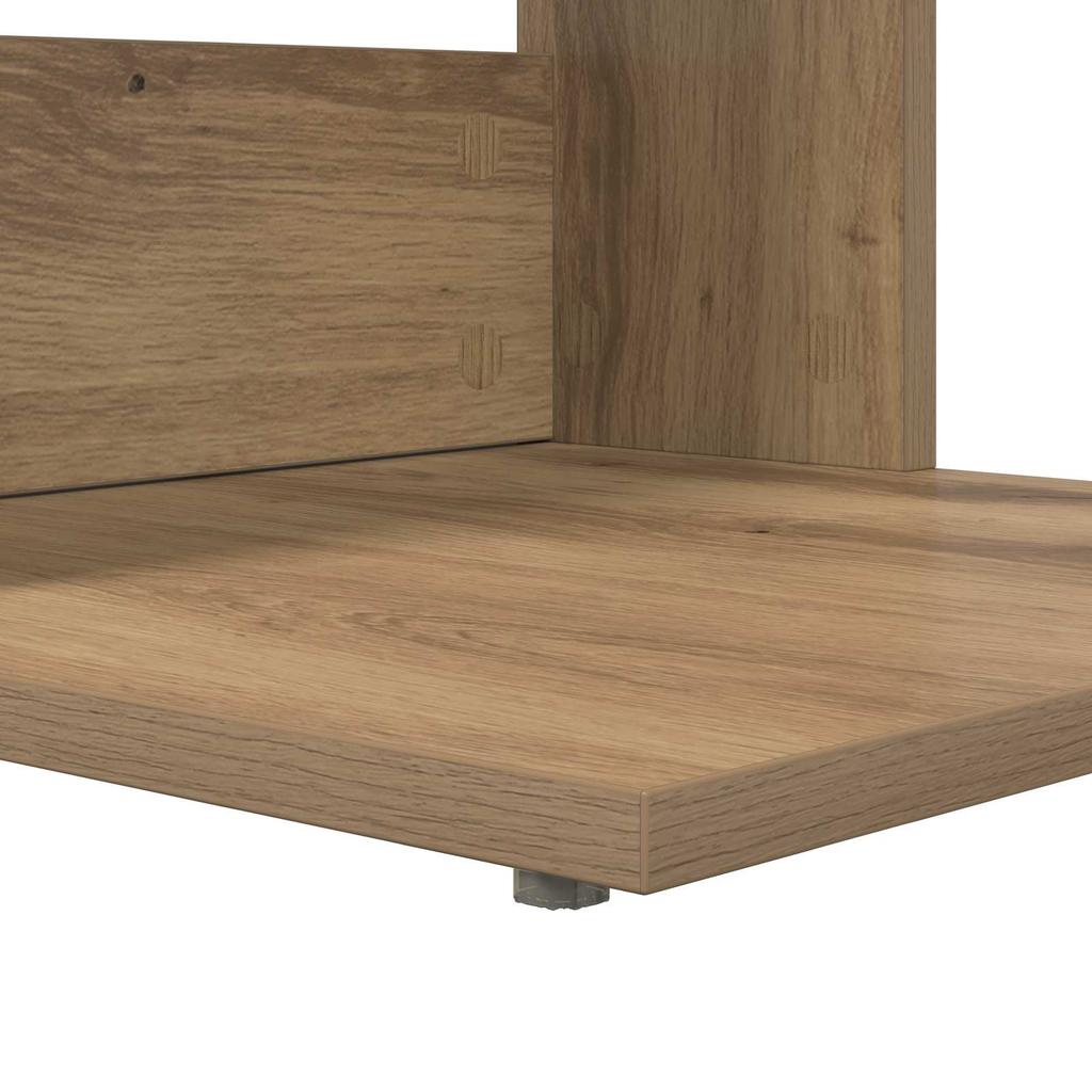 Side Table Artisan Oak 40 X 38 X 62.5 Cm Engineered Wood