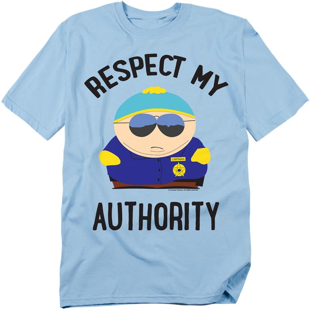 South Park - Respect - Adult Unisex Short Sleeve T-Shirt - Blue S