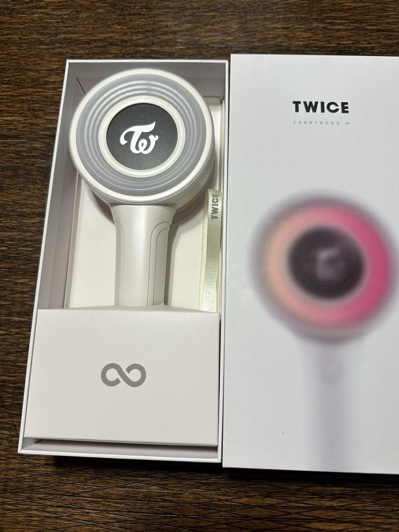 

[USED] TWICE Light Stick White/Pink