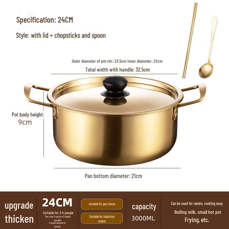 Qiwei Mini Korean Style Instant Noodle Pot
