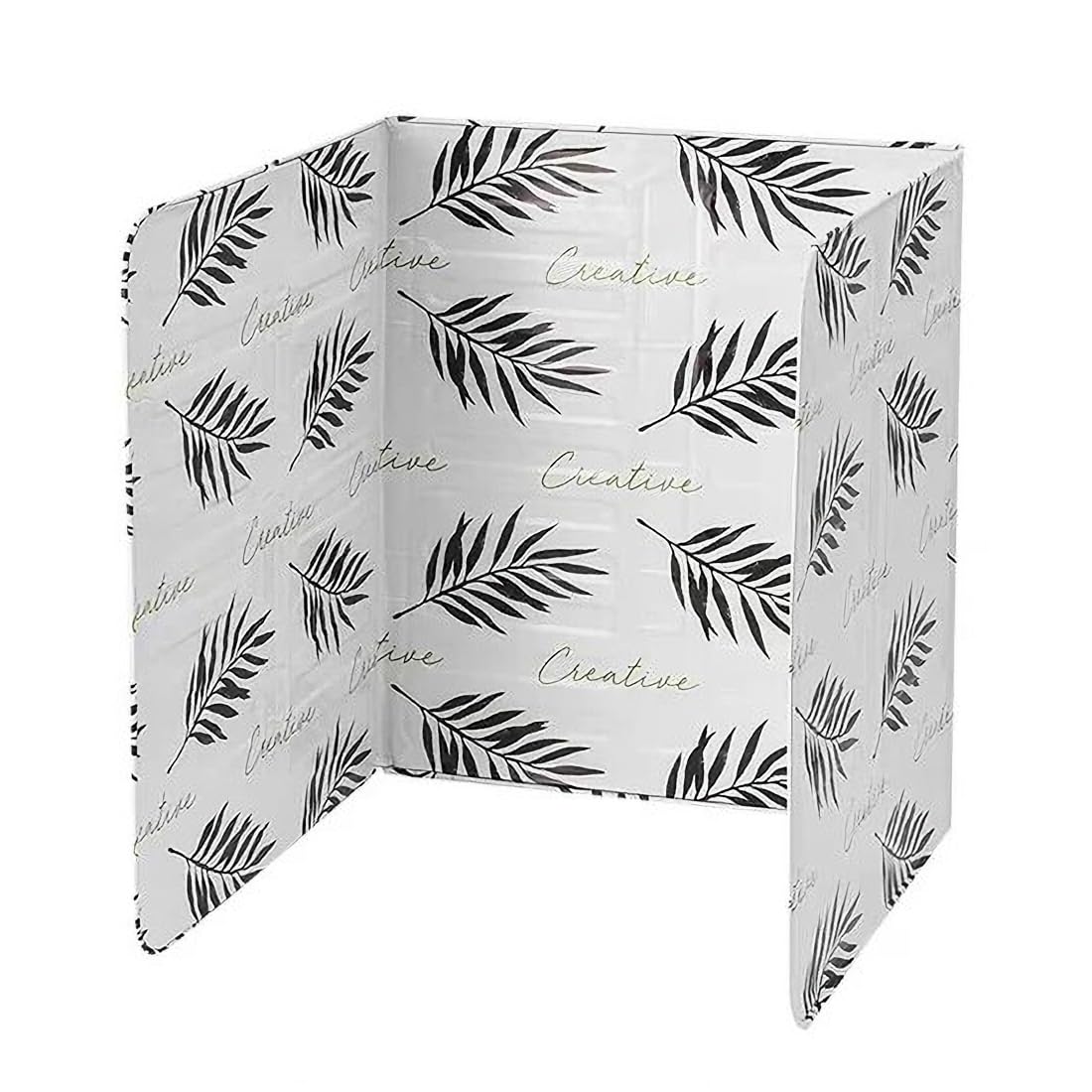 

Lightweight, Thick Aluminum Splash Guard for Audio Fans and Gas Range Hoods, Fern Pattern, Approx. 84 x 32.5 cm, Set of 2