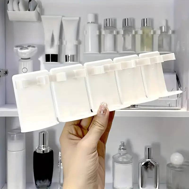 Wall Mounted Bathroom Storage Rack Organizer Adhesive Shelf for Toiletries Cosmetics Shower Accessories