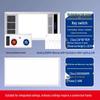 Smart All-in-One Bathroom Heater: All-Aluminum, Ceiling-Mounted, Heating, Lighting, Ventilation