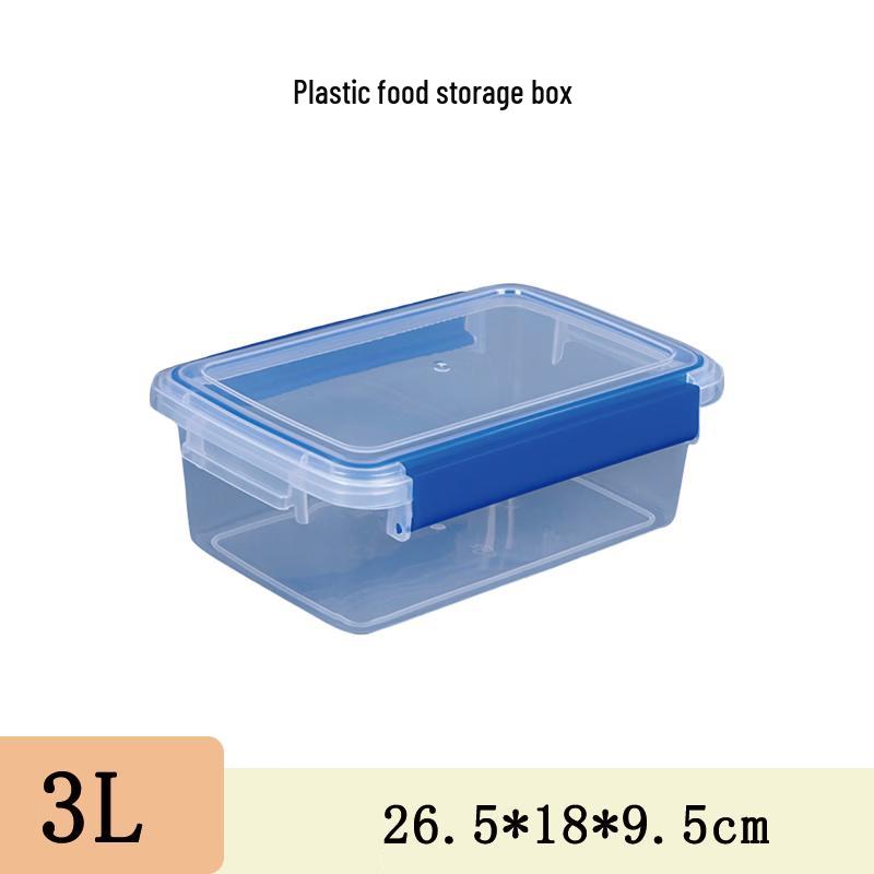 Lu Feng Lai Transparent Rectangular Food Storage Containers, 3L Set of 2