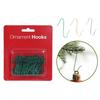 100/150PCS Christmas Tree Hook Ornaments 4cm Metal Hanger S-Shaped Hooks Xmas Ball Pendant Decoration for Home Navidad New Year