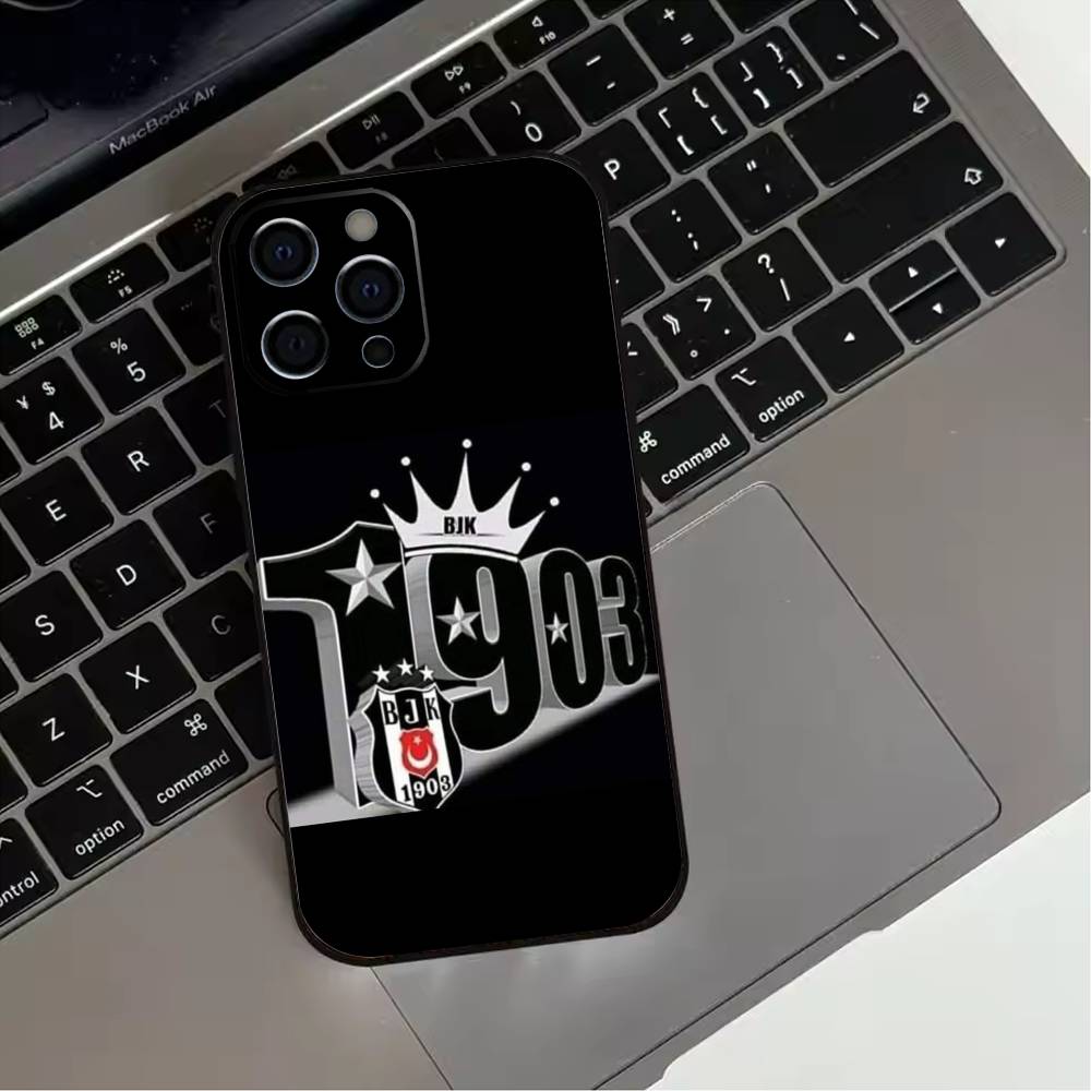 1 Stück F-Fashion B-Besiktas BJK Handyhülle Für iPhone 17,16,15,14,13,12,11 Plus,Pro Max,XS,Weiche Silikon Schwarze Hülle
