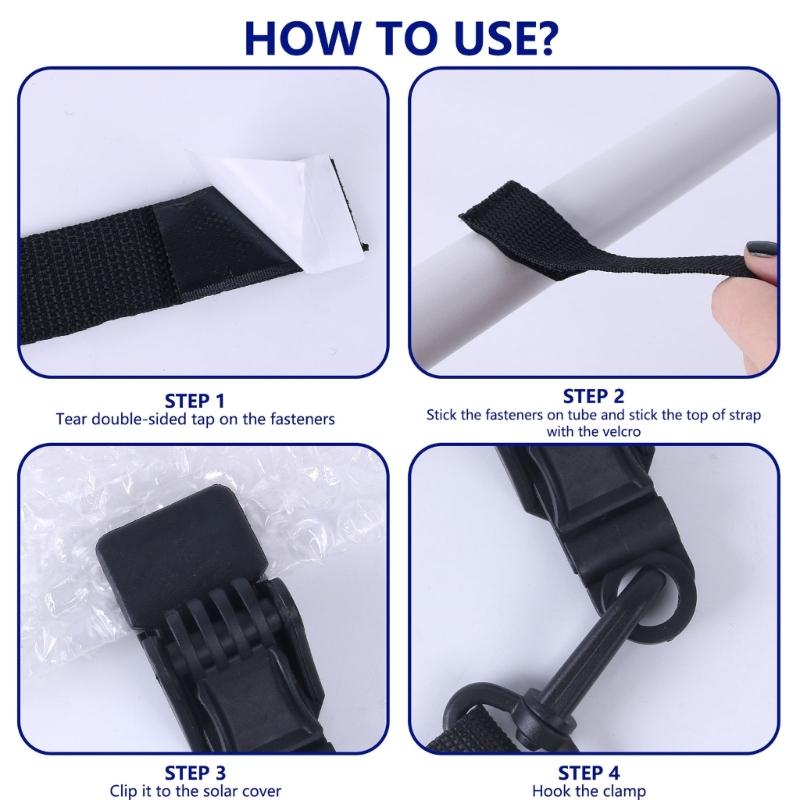 Adjustable Pool Cover Fastening Suit Swimming Pool Solar Cover Reel Attachments Swimming Pool Cover Reel Accessories