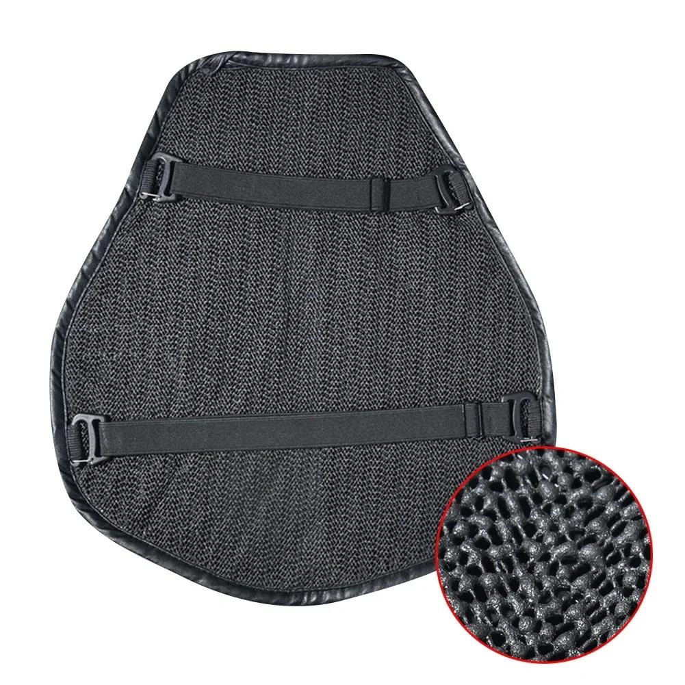 Foldable Motorcycle Gel Seat Cushion 3D Honeycomb Structure Shock Breathable Motorcycle Gel Seat Pad Gel Cushion For Seat