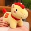 Horse Doll Auspicious Year of The Horse Blessings PP Cotton Filling Doll Zodiac Horse Theme Home Decor