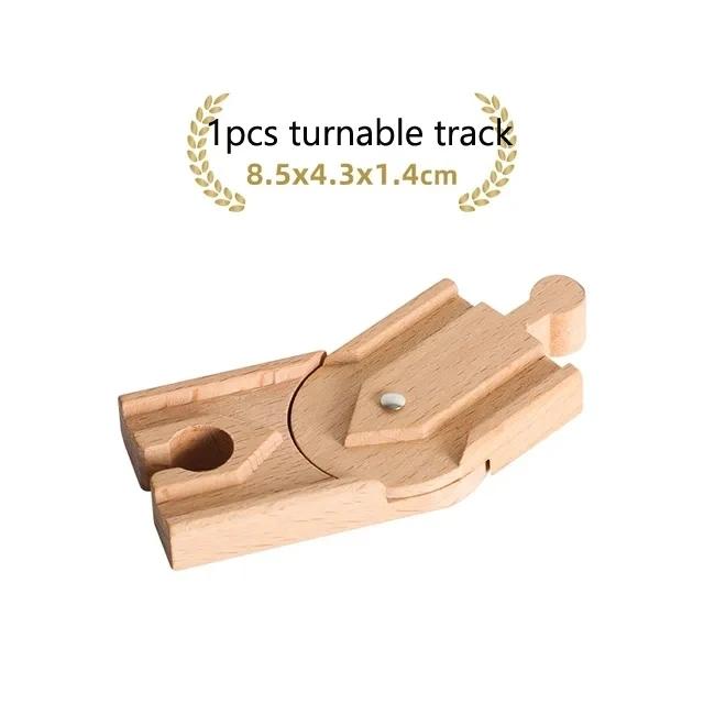 

Нові Всі Види Дерев яних Частин Треку Букові Дерев яні Залізничні Колії Іграшкові Аксесуари Підходять для Всіх Брендів Дерев яні Колії Іграшки для Дітей