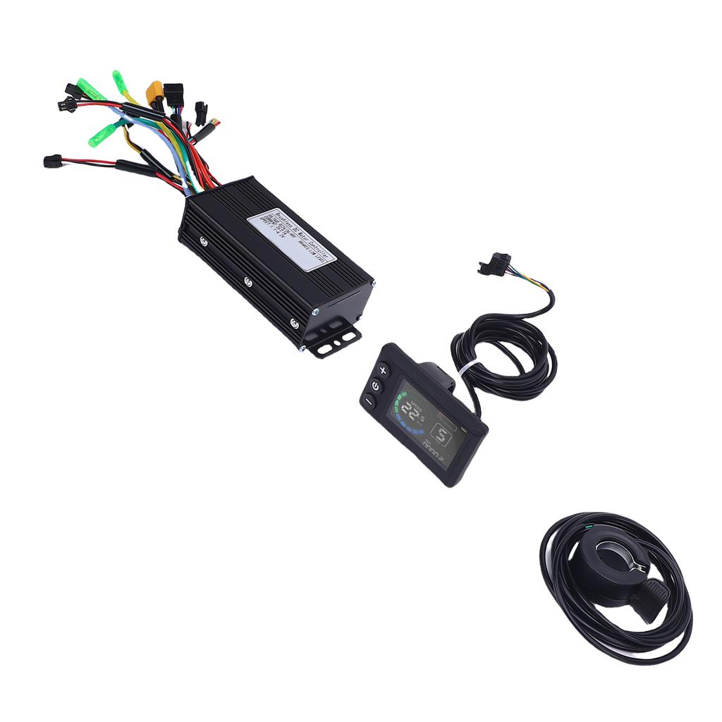 Electric Bike Controller Kit 36V 48V 26A 3 Mode Controller with 130X Thumb Throttle S869 Color Displ