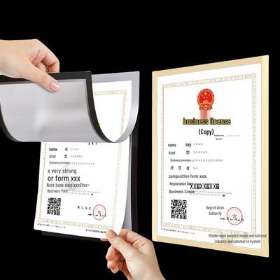 Magnetic Document Display Frames