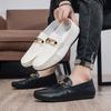 Summer new breathable casual Doudou shoes men's flat bottom light lazy foot cover one pedal driving shoes soft sole men's shoes