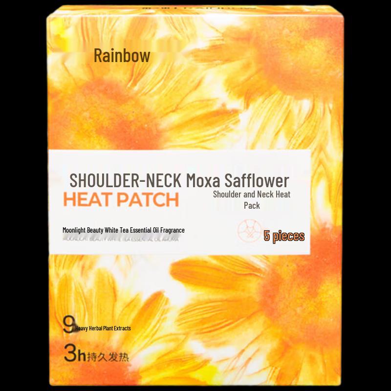 

Радужные тепловые пластыри Qiai с сафлором для плеч и шеи