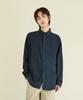 Peulomeitubi Tencel Ramie Linen Shirt Navy Tobls106