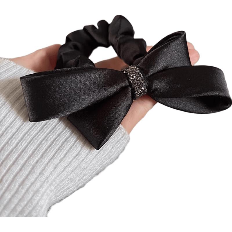 Elegant Fabric Bow Hair Tie