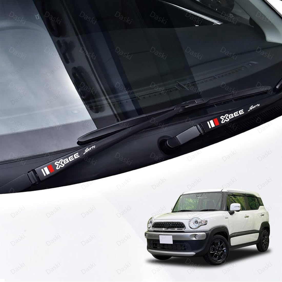 Crosby Wiper Sticker Set of 4, 2 left and right, чёрный