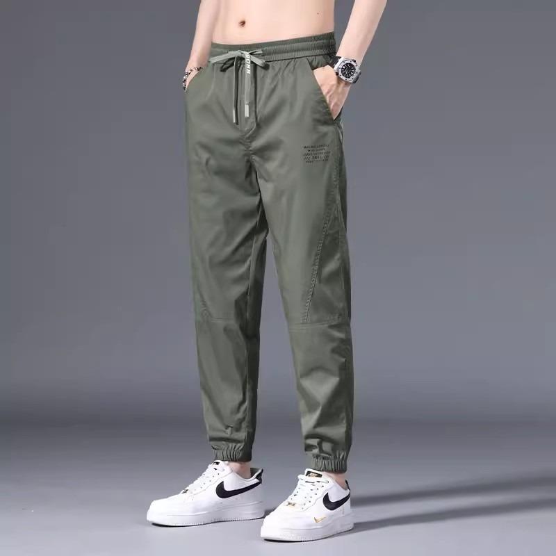 Casual pants men's loose feet tied spring new college students versatile trend