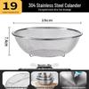 Stainless Steel Drain Basket & Washing Bowl