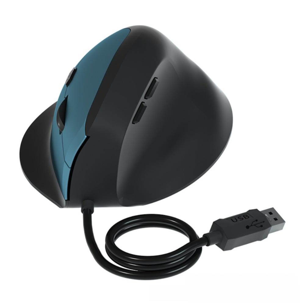 

Игровые мыши 800/1200/1600 DPI Удобная вертикальная мышь Игровые мыши Офис Blue Wired