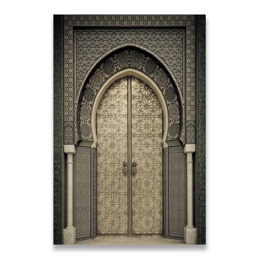 Nordic Morocco Door Vintage Posters World Famous Architecture Art Pictures Printed Living Room Canvas Painting Home Decor